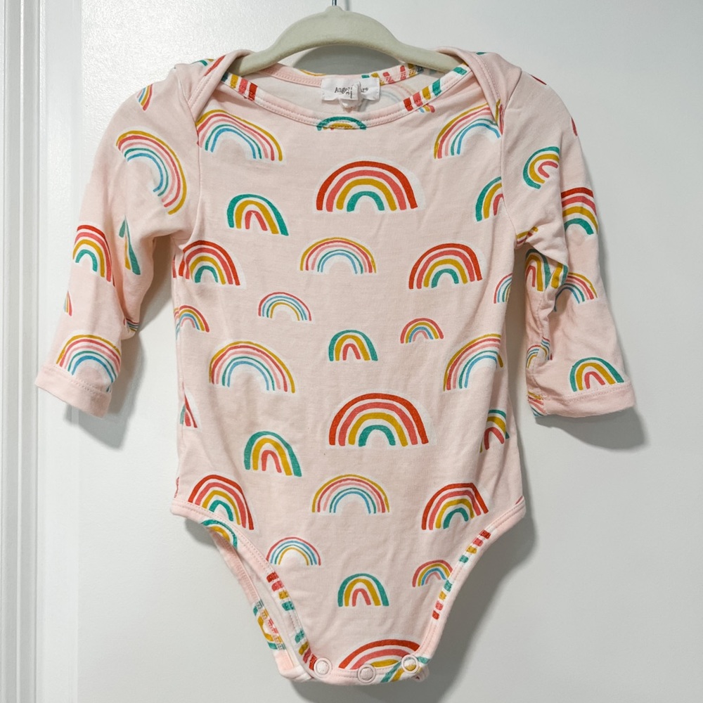 Angel Dear Rainbow Bamboo Onesie
